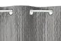 DKD Home Decor Cortina de Poliéster 140x260 con 8 Anillas, Gris Claro