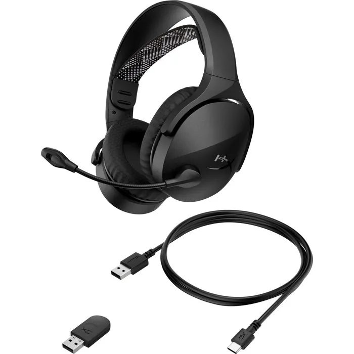 HyperX Cloud Jet Auriculares Gaming Inalámbricos para PC y Consola, Negro