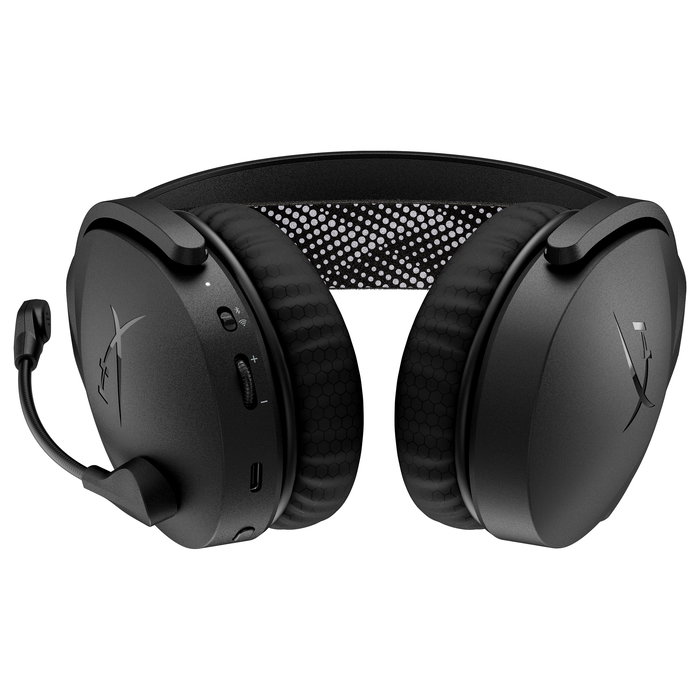 Kingston HyperX Cloud Jet - Auriculares Gaming Inalámbricos Diadema Negro 5.3 Bluetooth 2.4 GHz 120h Batería PC Mac PS5 PS4 Android