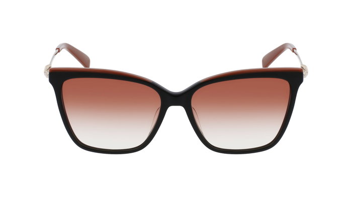 Longchamp LO683S-001 Gafas de Sol Mujer Negro Rojo Degradado Longchamp LO683S-001 Gafas de Sol Mujer Negro Rojo Degradado