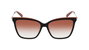 Longchamp LO683S-001 Gafas de Sol Mujer Negro Rojo Degradado