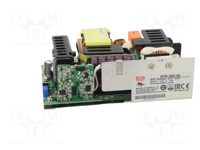 MEAN WELL EPP-500-36 Fuente de alimentación de impulso abierta de 500W 36V DC