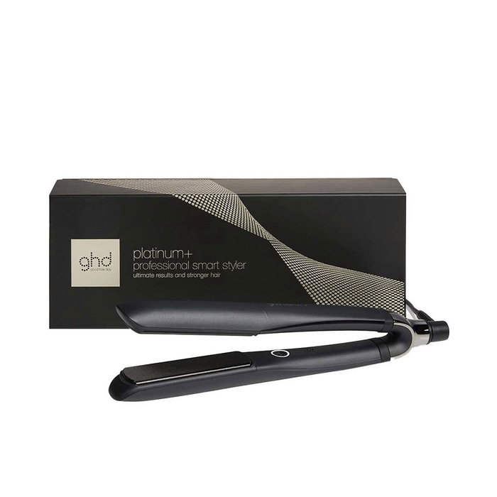 Platinum+, Plancha de pelo a vapor eléctrica, Negro