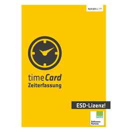 REINER SCT timeCard 10 - Licencia Anual para Registro de Tiempo, 10 Empleados, ESD