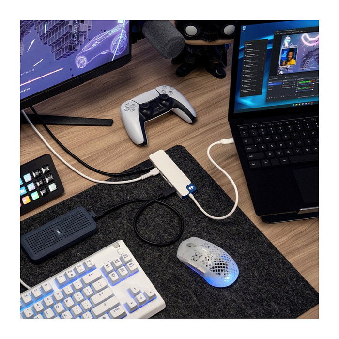Targus HyperDrive Flex HD4101BUGL Hub USB-C 5 en 1 con HDMI 4K y PD 100W Targus HyperDrive Flex HD4101BUGL Hub USB-C 5 en 1 con HDMI 4K y PD 100W