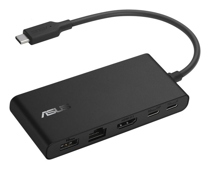 ASUS Dual 4K USB-C Dock DC201 - Estación de Acoplamiento Portátil 5 en 1 con Dual 4K 60 Hz, 10 Gbps, 100W PD, HDMI 2.1, Ethernet Gigabit para Portátil ASUS Dual 4K USB-C Dock DC201 - Estación de Acoplamiento Portátil 5 en 1 con Dual 4K 60 Hz, 10 Gbps, 100W PD, HDMI 2.1, Ethernet Gigabit para Portátil