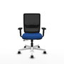 PIQUERAS Y CRESPO Silla de oficina Haches con mecanismo Sincro/Traslack Azul y Negro