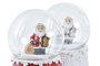Figura Navidad Tradicional DKD Home Decor Rojo Blanco 6.5 x 8.5 x 6.5 cm (2 Unidades)