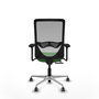 PIQUERAS Y CRESPO Silla de oficina Zulema con mecanismo Sincro/Traslack Verde y Gris