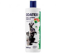 Coatex Champú Aloe y Avena para Perros, Calmante e Hidratante, 250 mL