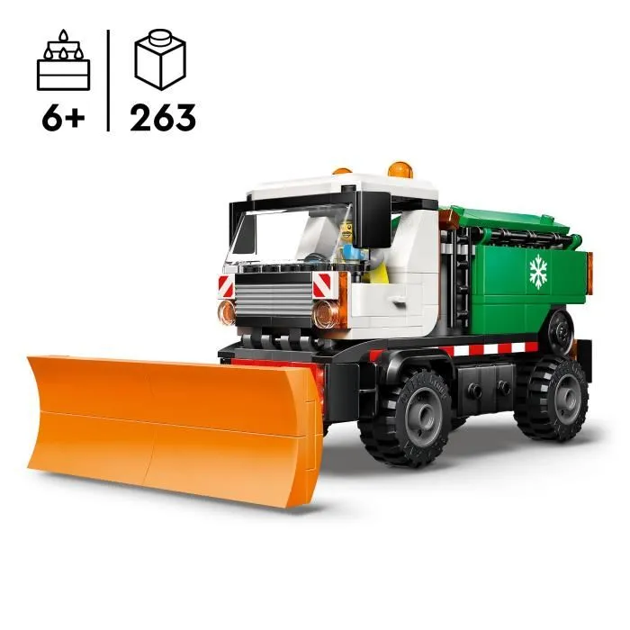 Lego LEGO City 60490 Quitanieves - Juguete de Construcción para Mayores de 6 Años - Regalo para Niños o Niñas