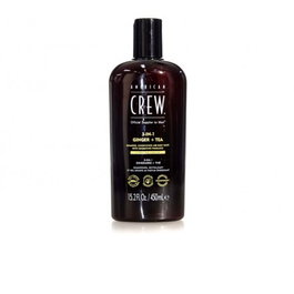 American Crew 3-in-1 Ginger + Tea Champú, Acondicionador y Gel de Ducha 450 ml