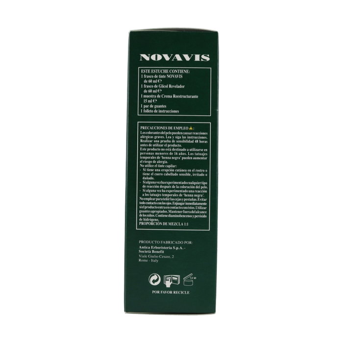 Novavis Tinte Vegetal 8C Rubio Claro Ceniza