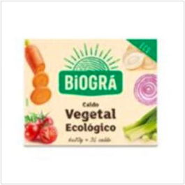 BIOGRA Caldo Vegetal Cubitos 6X10Gr Bio Vegan
