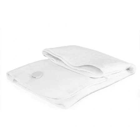 Orbegozo Calienta Camas Eléctrico CAH-0850 150 x 80 cm, 3 Niveles de Potencia, Calor Extra Pies, Mando Extraíble, Superficie Suave