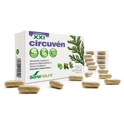 SORIA NATURAL Circuvén 19C Liberación Prolongada 30 Cápsulas SORIA NATURAL Circuvén 19C Liberación Prolongada 30 Cápsulas