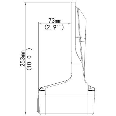 ALLNET Soporte de montaje en pared con caja de conexiones para ALL-CAM2495-LVEFN