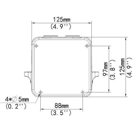 ALLNET Soporte de montaje en pared con caja de conexiones para ALL-CAM2495-LVEFN