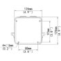 ALLNET Soporte de montaje en pared con caja de conexiones para ALL-CAM2495-LVEFN