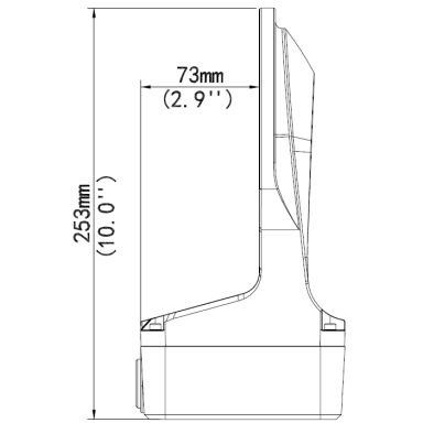 ALLNET Soporte de pared con caja de conexiones para ALL-CAM2495-LVEFN