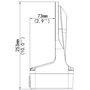ALLNET Soporte de pared con caja de conexiones para ALL-CAM2495-LVEFN