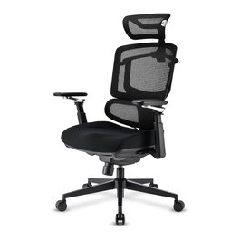 Sharkoon OfficePal C50 Silla de Oficina con Respaldo de Malla Acolchado Ajustable y Reposabrazos Negro