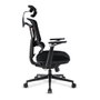 Sharkoon OfficePal C50 Silla de Oficina con Respaldo de Malla Acolchado Ajustable y Reposabrazos Negro