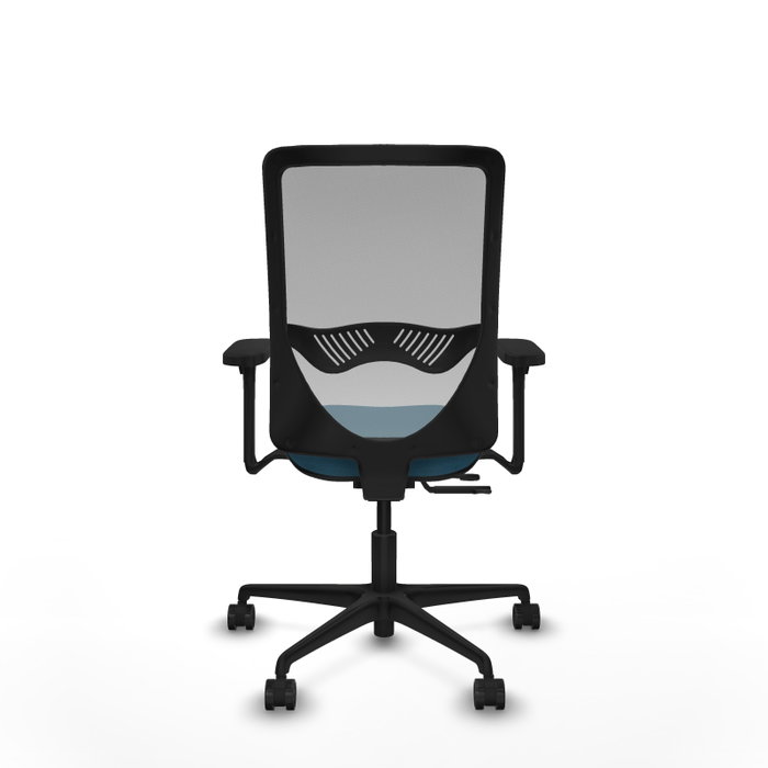 PIQUERAS Y CRESPO Silla de oficina Zulema Verde petróleo y Gris PIQUERAS Y CRESPO Silla de oficina Zulema Verde petróleo y Gris