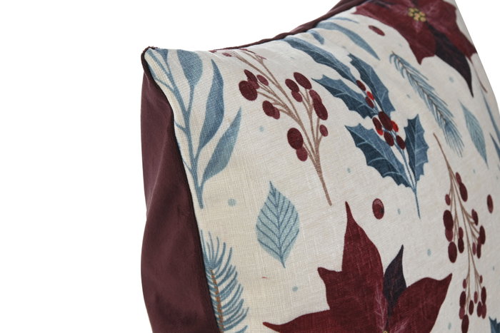 DKD Home Decor Funda Cojin Navidad Tradicional Granate Multicolor Chenilla Velvet 45 x 45 cm (4 Unidades) DKD Home Decor Funda Cojin Navidad Tradicional Granate Multicolor Chenilla Velvet 45 x 45 cm (4 Unidades)