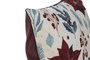 DKD Home Decor Funda Cojin Navidad Tradicional Granate Multicolor Chenilla Velvet 45 x 45 cm (4 Unidades)