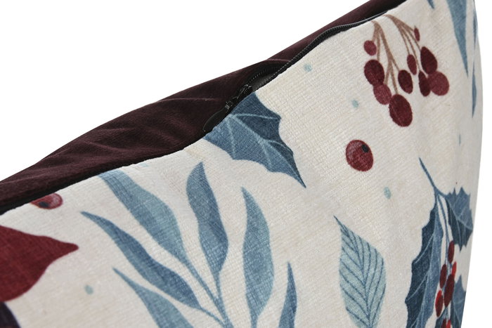 DKD Home Decor Funda Cojin Navidad Tradicional Granate Multicolor Chenilla Velvet 45 x 45 cm (4 Unidades) DKD Home Decor Funda Cojin Navidad Tradicional Granate Multicolor Chenilla Velvet 45 x 45 cm (4 Unidades)