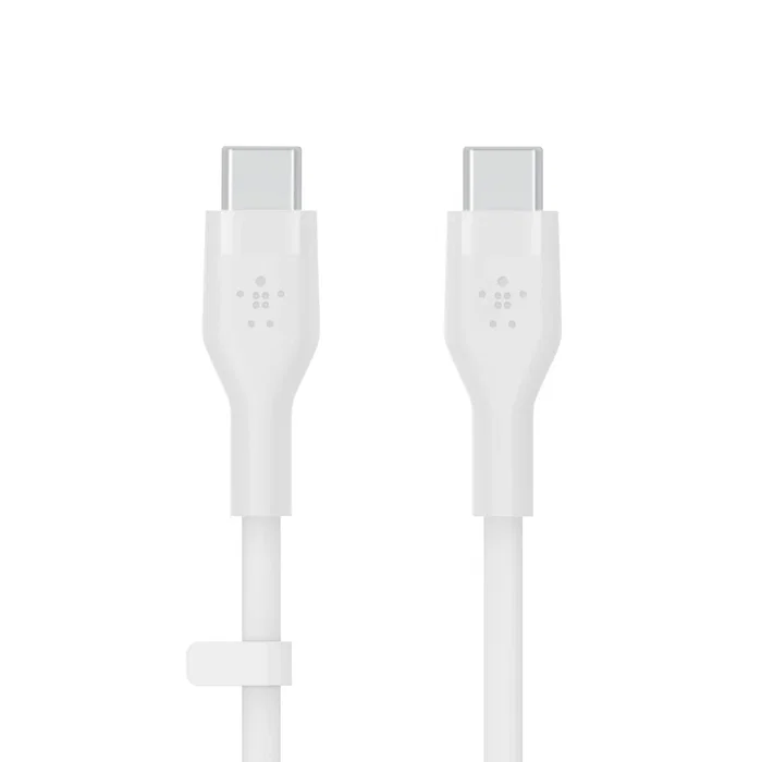 Belkin CAB009BT1MBW2PK Cable USB-C a USB-C 1m, Flexible de Silicona, Carga Rápida, Suministro de Potencia, 2 Unidades en Negro y Blanco Belkin CAB009BT1MBW2PK Cable USB-C a USB-C 1m, Flexible de Silicona, Carga Rápida, Suministro de Potencia, 2 Unidades en Negro y Blanco