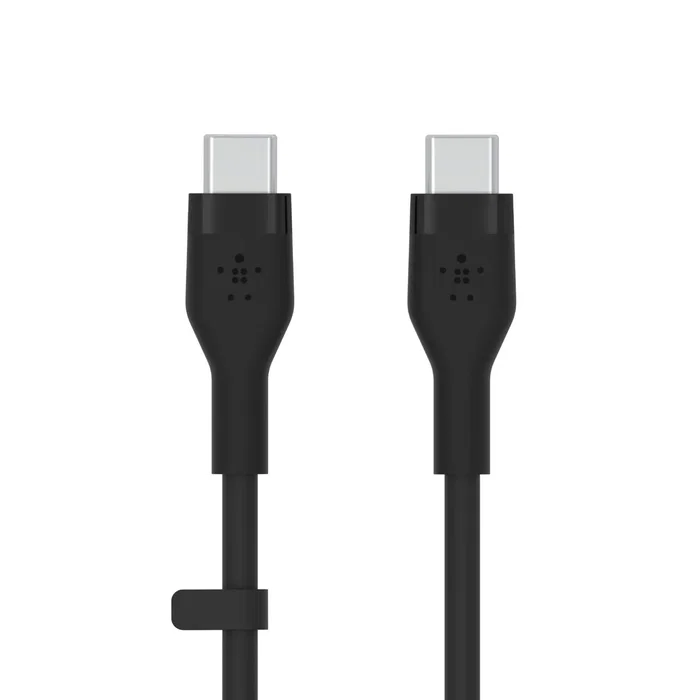 Belkin CAB009BT1MBW2PK Cable USB-C a USB-C 1m, Flexible de Silicona, Carga Rápida, Suministro de Potencia, 2 Unidades en Negro y Blanco Belkin CAB009BT1MBW2PK Cable USB-C a USB-C 1m, Flexible de Silicona, Carga Rápida, Suministro de Potencia, 2 Unidades en Negro y Blanco
