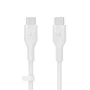 Belkin Pack de 2 Cables USB-C a USB-C de Silicona 1m Blanco/Negro