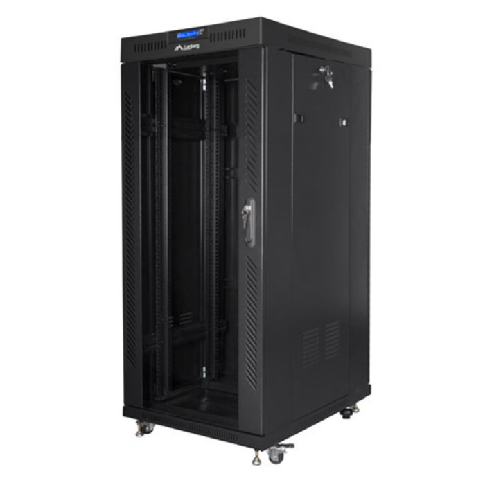 LANBERG FF01-8822-12BL Armario Rack Independiente 22U 800x800 Negro LANBERG FF01-8822-12BL Armario Rack Independiente 22U 800x800 Negro