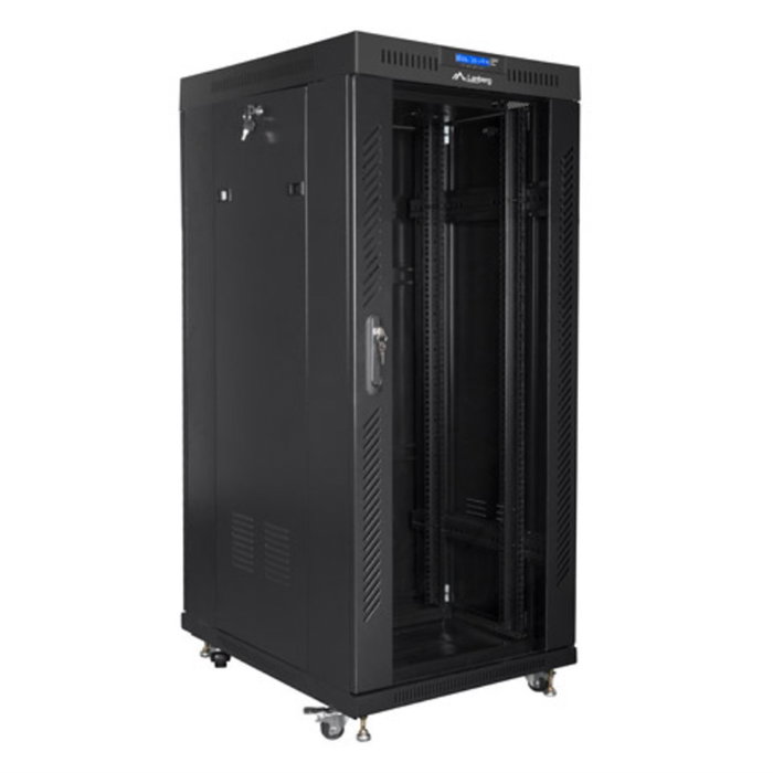 LANBERG FF01-8822-12BL Armario Rack Independiente 22U 800x800 Negro LANBERG FF01-8822-12BL Armario Rack Independiente 22U 800x800 Negro