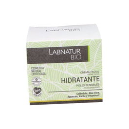 Labnatur Bio Crema Facial Hidratante para Pieles Sensibles 50ml con Caléndula, Aloe Vera, Aguacate, Vitamina E y Karité - Cosmética Natural Certificada