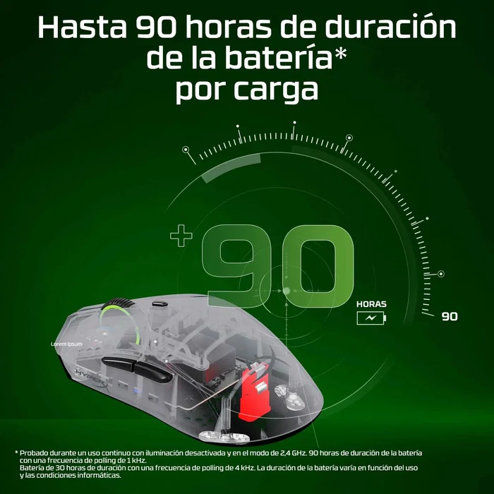 HyperX Pulsefire Haste 2 Pro 4K Ratón Gaming Inalámbrico Gris HyperX Pulsefire Haste 2 Pro 4K Ratón Gaming Inalámbrico Gris