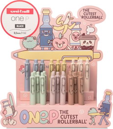 UNI-BALL ONE Bolígrafo Retráctil 0,5 mm Tinta Gel Negra Pack de 30