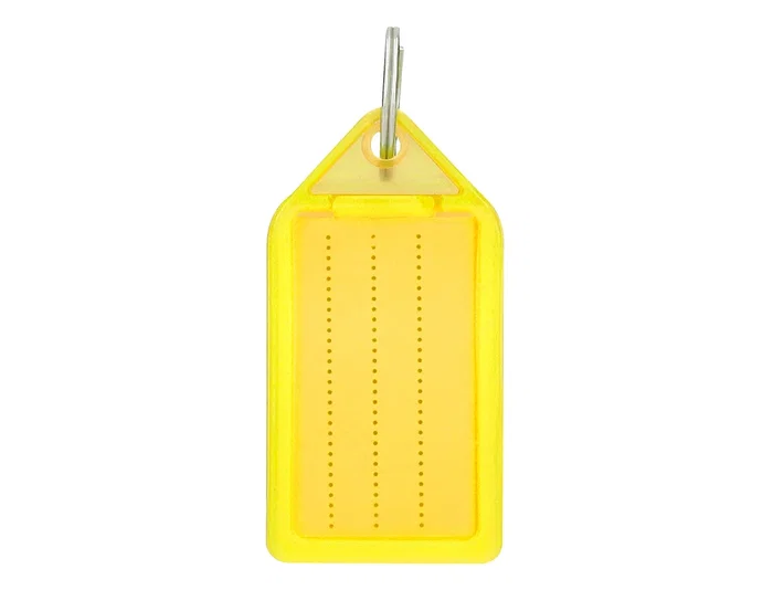 Q-connect Llavero Portaetiquetas Premium Color Amarillo Caja de 40 Unidades Q-connect Llavero Portaetiquetas Premium Color Amarillo Caja de 40 Unidades