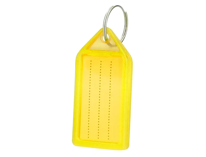 Q-connect Llavero Portaetiquetas Premium Color Amarillo Caja de 40 Unidades Q-connect Llavero Portaetiquetas Premium Color Amarillo Caja de 40 Unidades