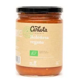 CARLOTA ORGANIC Salsa Boloñesa 425Gr Eco SG Vegan Sin Gluten