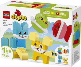 Lego Duplo Juego de Construcción 3 en 1 Simpáticas Mascotas Creativas, a Partir de 18 Meses