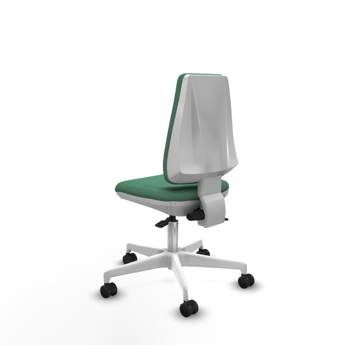 PIQUERAS Y CRESPO Silla de oficina Elche Verde esmeralda con mecanismo Asincro