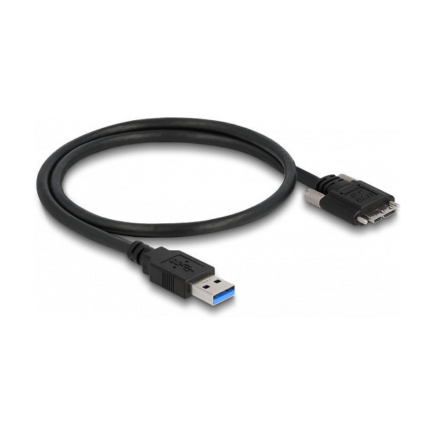 DeLOCK Cable USB 3.0 Tipo A a Micro-B con tornillos 0,5 m DeLOCK Cable USB 3.0 Tipo A a Micro-B con tornillos 0,5 m