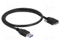 DeLOCK Cable USB Tipo A a Micro-B con tornillos 0,5 m
