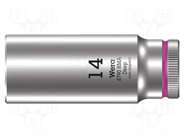 WERA Vaso HEX 14mm 1/4 de pulgada Serie 8790 HMA Deep