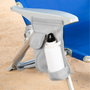 AKTIVE Pack de 2 sillas plegables de playa con asiento textil