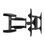 HAGOR BrackIT L Kit de Montaje en Pared para Monitor LCD, Bloqueable, Negro, Soporta Pantallas 32-55 Pulgadas (81.3-139.7 cm), 30 kg, 600x400 mm VESA, Inclinacion y Giro Ajustable
