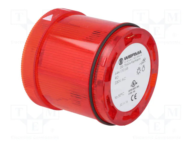 WERMA KombiSIGN 71 Señalizador Luminoso LED Rojo IP65 WERMA KombiSIGN 71 Señalizador Luminoso LED Rojo IP65